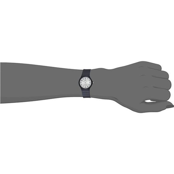 Casio Women\'s MQ24-7B3LL Classic Black Resin Band Watch